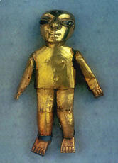 
Trois millénaires de civilisation entre Colombie et Equateur. La région de la Tumaco La Tolita. Vestiges matériels. Figurine composite articulée (phase Tumaco La Tolita). Musée de l'Homme, Paris
