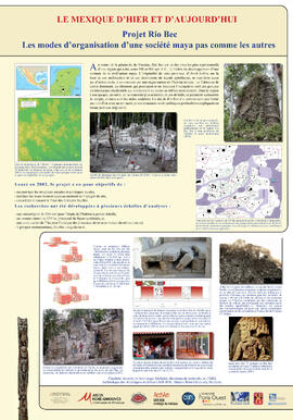 
Le Mexique, terrain de recherche pour l'archéologie et l'ethnologie française. Projet Río Bec. Les modes d'organisation d'une société maya pas comme les autres
