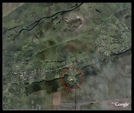 
Gontsy (Ukraine), un site à cabanes en os de mammouths du paléolithique supérieur récents. L'environnement du site de Gontsy dans le méandre de la rivière Udaï
