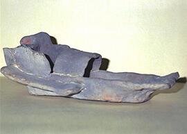 
Trois millénaires de civilisation entre Colombie et Equateur. La région de la Tumaco La Tolita. Vestiges matériels. Représentation de pirogue (phase Tumaco La Tolita). Musée de la Banque centrale de l'Equateur, Guayaquil
