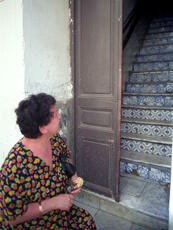 
Itinéraires de Belleville à Djerba de femmes juives tunisiennes vivant en France. Photographie et anthropologie. Quartier Hafsia, Tunis
