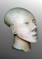 
Trois millénaires de civilisation entre Colombie et Equateur. La région de la Tumaco La Tolita. Vestiges matériels. Tête de figurine (phase Tumaco La Tolita)
