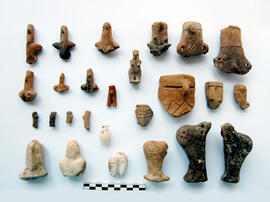 
Recherches franco-bulgares sur le site néolithique de Kovacevo en Bulgarie. Le matériel archéologique. Représentations humaines en marbre et en terre cuite
