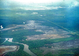 
Trois millénaires de civilisation entre Colombie et Equateur. La région de la Tumaco La Tolita. Région à l'époque actuelle. Déforestation près de Tumaco
